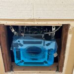 Daikin 4-way cassette indoor unit installed as part of a VRV system at Gavilan College by Americool Comfort