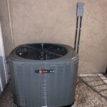 Trane air conditioning outdoor unit installed by Americool Comfort in the Bay Area